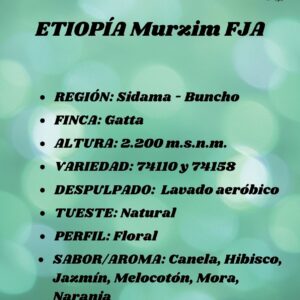 Café Etiopía Murzim FJA