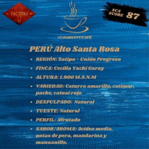 Café Perú Alto Santa Rosa